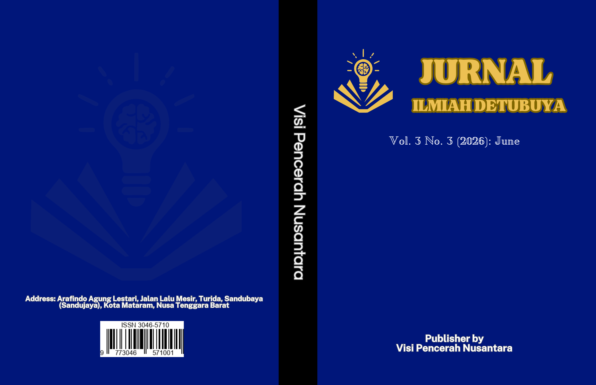 					View Vol. 3 No. 3 (2026): June 
				